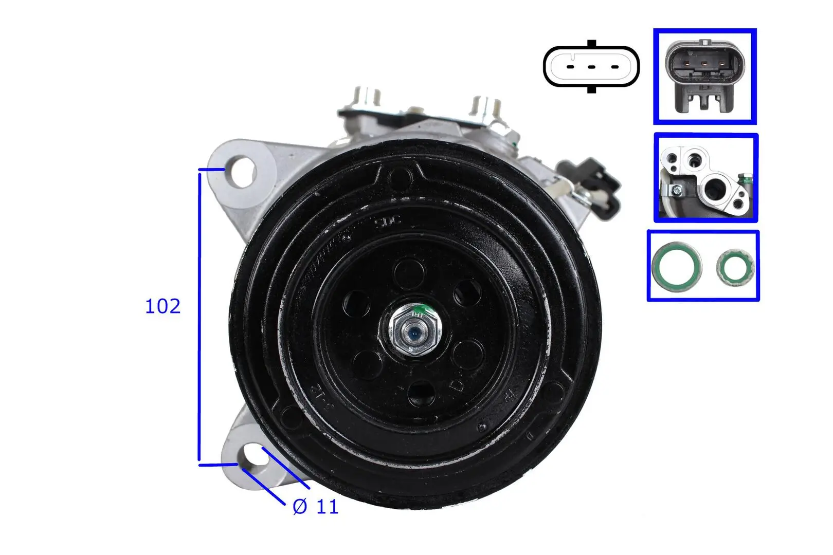 Kompressor, Klimaanlage WALKER WCP00380