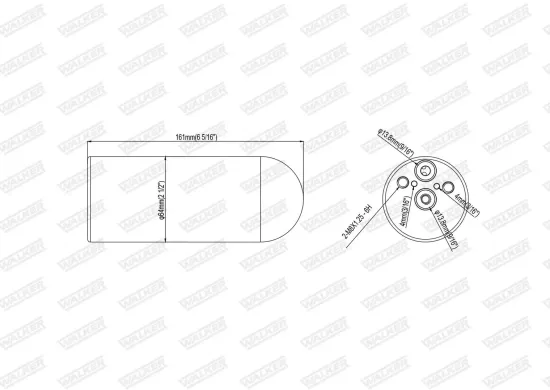 Halter, Abgasanlage WALKER 80564 Bild Halter, Abgasanlage WALKER 80564