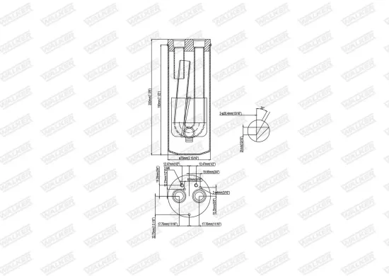 Halter, Abgasanlage WALKER 80442 Bild Halter, Abgasanlage WALKER 80442