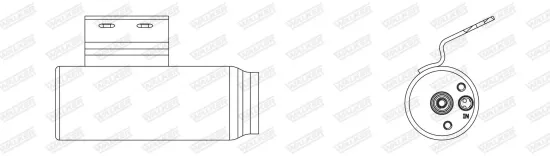 Dichtung, Abgasrohr hinten Mitte vorne WALKER 80571 Bild Dichtung, Abgasrohr hinten Mitte vorne WALKER 80571