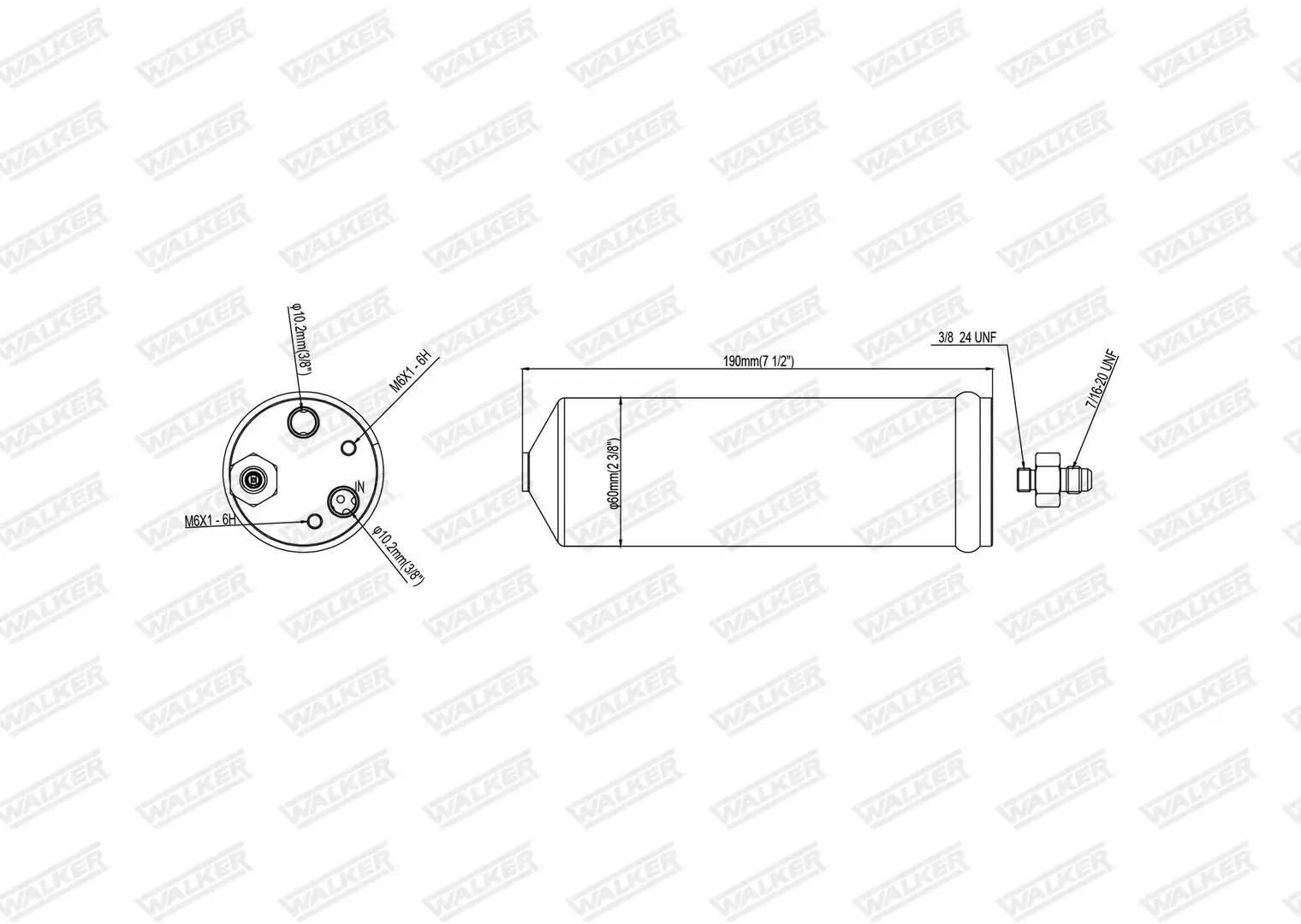 Trockner, Klimaanlage WALKER WDR00082