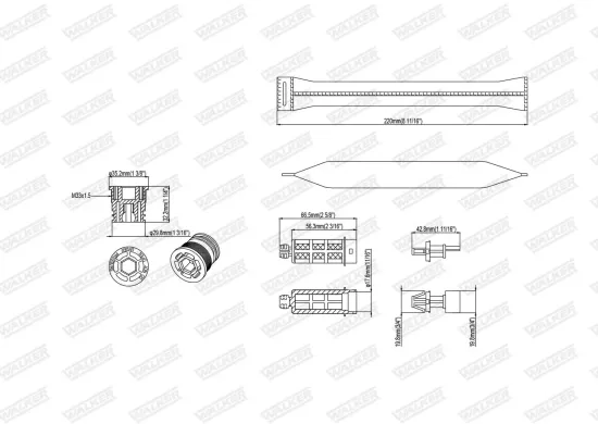 Halter, Abgasanlage WALKER 80467 Bild Halter, Abgasanlage WALKER 80467