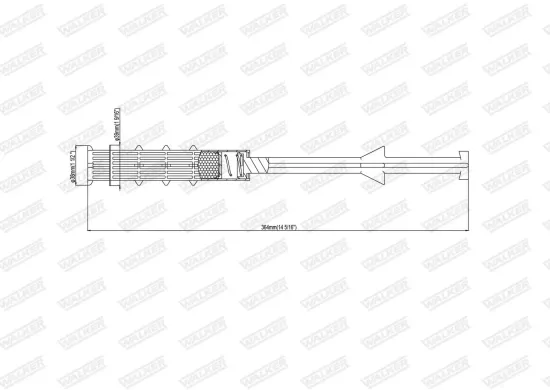 Halter, Abgasanlage WALKER 80454 Bild Halter, Abgasanlage WALKER 80454