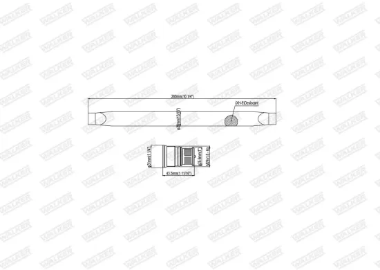 Halter, Abgasanlage WALKER 80454 Bild Halter, Abgasanlage WALKER 80454