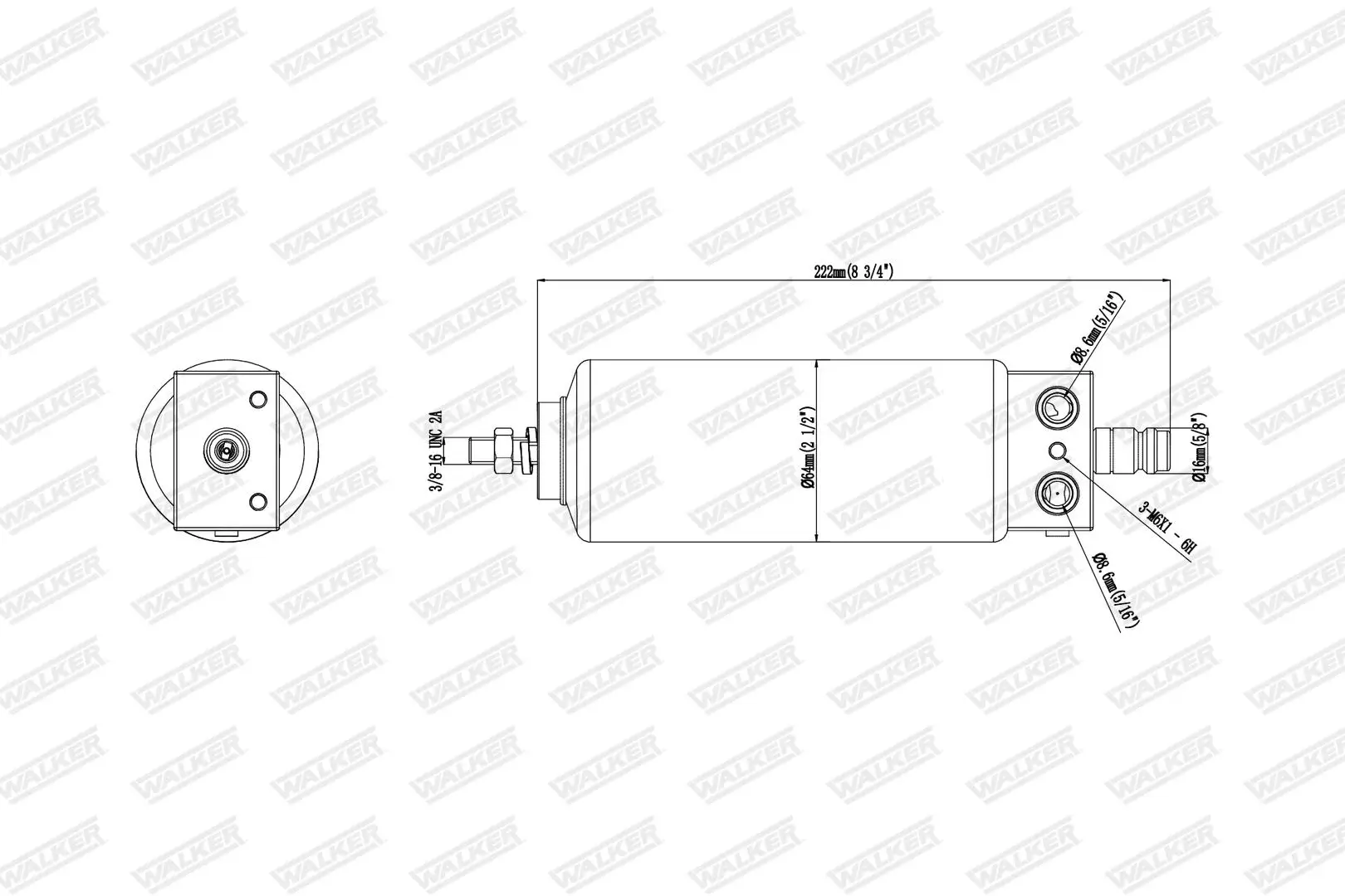 Halter, Abgasanlage WALKER 80677