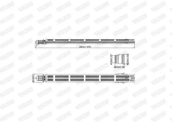 Halter, Abgasanlage WALKER 80454 Bild Halter, Abgasanlage WALKER 80454
