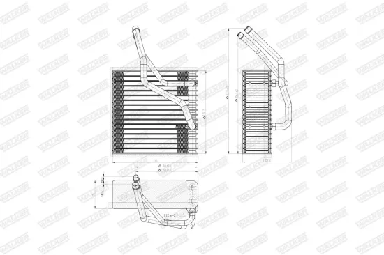 Verdampfer, Klimaanlage WALKER WEV00014 Bild Verdampfer, Klimaanlage WALKER WEV00014
