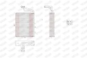 Verdampfer, Klimaanlage WALKER WEV00015