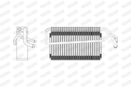 Verdampfer, Klimaanlage WALKER WEV00034 Bild Verdampfer, Klimaanlage WALKER WEV00034