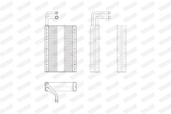 Verdampfer, Klimaanlage WALKER WEV00071 Bild Verdampfer, Klimaanlage WALKER WEV00071