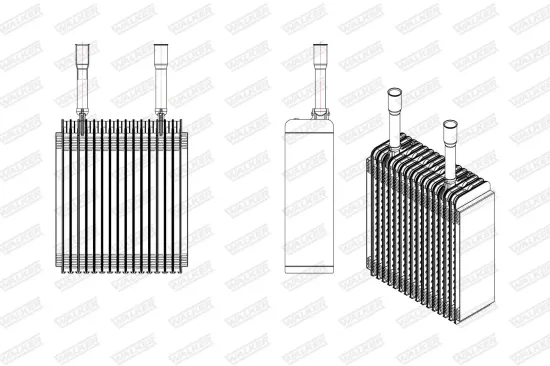 Verdampfer, Klimaanlage WALKER WEV00092 Bild Verdampfer, Klimaanlage WALKER WEV00092