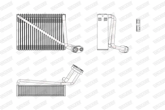 Verdampfer, Klimaanlage WALKER WEV00096 Bild Verdampfer, Klimaanlage WALKER WEV00096