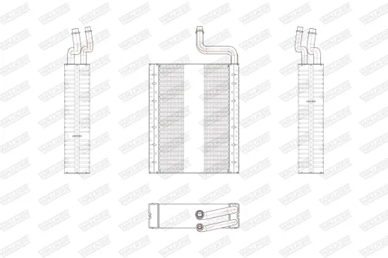 Verdampfer, Klimaanlage WALKER WEV00097 Bild Verdampfer, Klimaanlage WALKER WEV00097