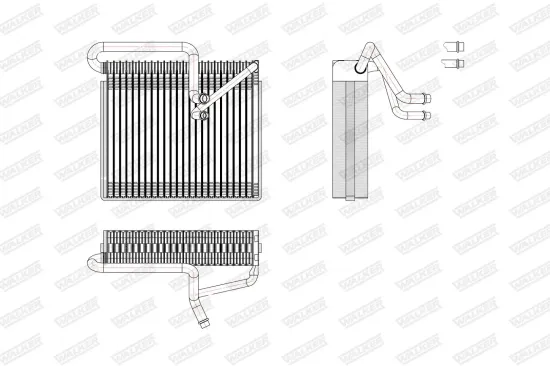 Verdampfer, Klimaanlage WALKER WEV00103 Bild Verdampfer, Klimaanlage WALKER WEV00103