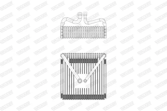 Verdampfer, Klimaanlage WALKER WEV00104 Bild Verdampfer, Klimaanlage WALKER WEV00104