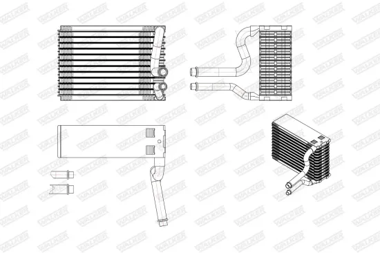 Verdampfer, Klimaanlage WALKER WEV00115 Bild Verdampfer, Klimaanlage WALKER WEV00115