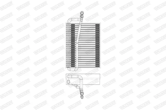 Verdampfer, Klimaanlage WALKER WEV00119 Bild Verdampfer, Klimaanlage WALKER WEV00119