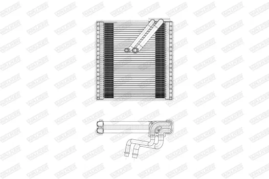 Verdampfer, Klimaanlage WALKER WEV00150 Bild Verdampfer, Klimaanlage WALKER WEV00150
