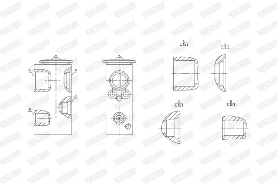 Halter, Abgasanlage WALKER 80778 Bild Halter, Abgasanlage WALKER 80778