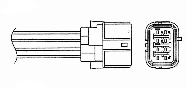 Zündleitung Zündspule zum Verteiler NGK 38701