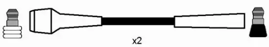 Zündleitungssatz NGK 0583 Bild Zündleitungssatz NGK 0583