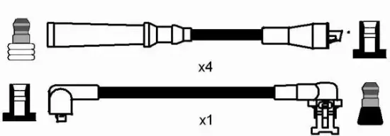 Zündleitungssatz NGK 8840 Bild Zündleitungssatz NGK 8840