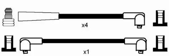 Zündleitungssatz NGK 0759 Bild Zündleitungssatz NGK 0759