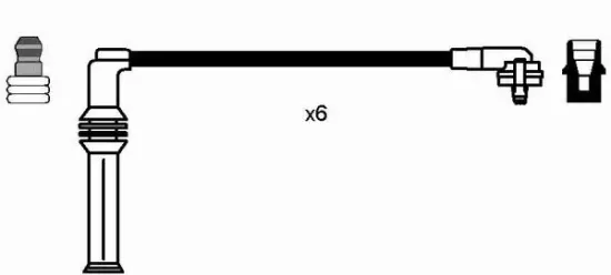 Zündleitungssatz NGK 0631 Bild Zündleitungssatz NGK 0631