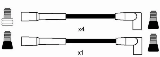 Zündleitungssatz NGK 0778 Bild Zündleitungssatz NGK 0778