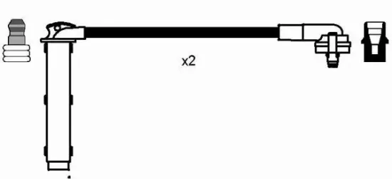 Zündleitungssatz NGK 5405 Bild Zündleitungssatz NGK 5405