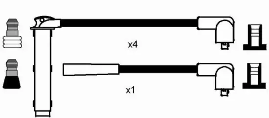 Zündleitungssatz NGK 0890 Bild Zündleitungssatz NGK 0890