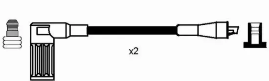 Zündleitungssatz NGK 0675 Bild Zündleitungssatz NGK 0675
