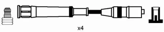 Zündleitungssatz NGK 0551 Bild Zündleitungssatz NGK 0551