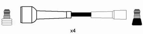 Zündleitungssatz NGK 8183 Bild Zündleitungssatz NGK 8183