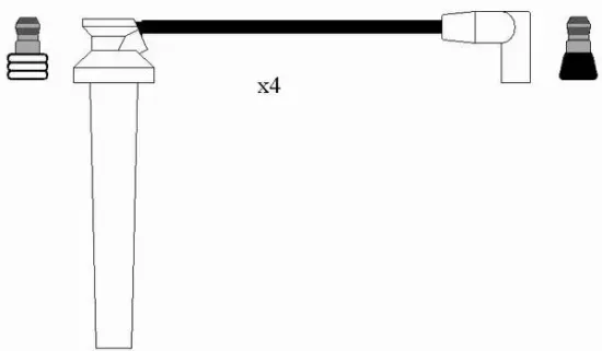Zündleitungssatz NGK 2476 Bild Zündleitungssatz NGK 2476