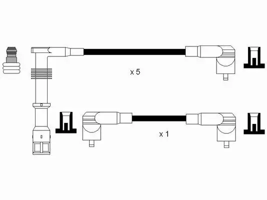 Zündleitungssatz NGK 0507 Bild Zündleitungssatz NGK 0507