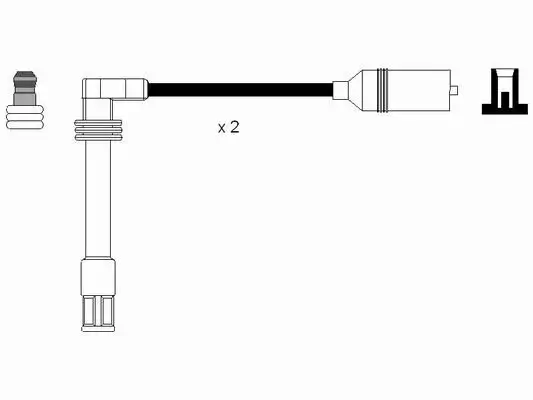 Zündleitungssatz NGK 2348 Bild Zündleitungssatz NGK 2348