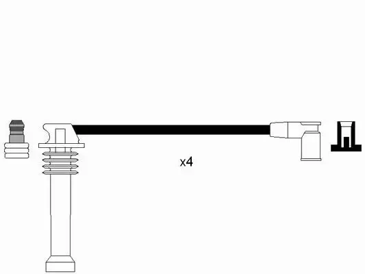 Zündleitungssatz NGK 6984 Bild Zündleitungssatz NGK 6984