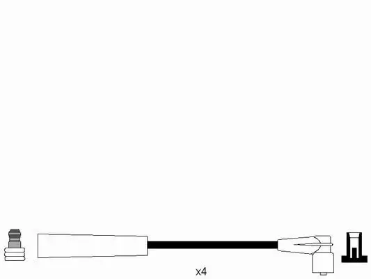 Zündleitungssatz NGK 4943 Bild Zündleitungssatz NGK 4943