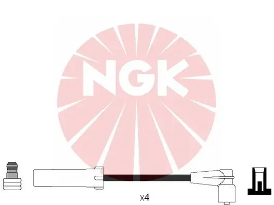 Zündleitungssatz NGK 4054 Bild Zündleitungssatz NGK 4054