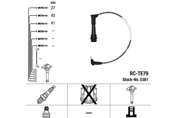 Zündleitungssatz NGK 5381