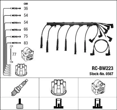 Zündleitungssatz NGK 0567