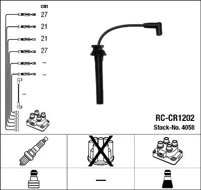 Zündleitungssatz NGK 4058