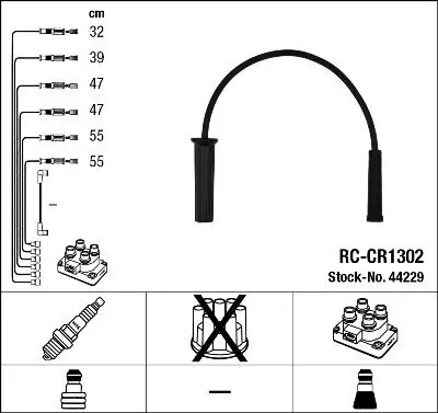 Zündleitungssatz NGK 44229