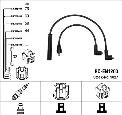 Zündleitungssatz NGK 9027