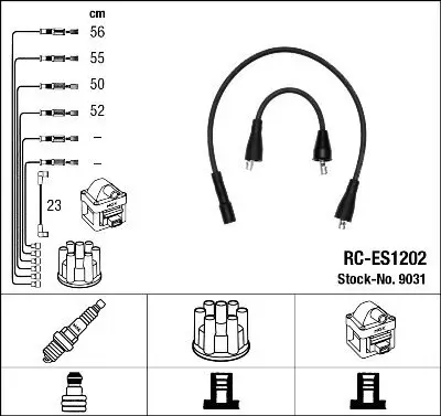 Zündleitungssatz NGK 9031 Bild Zündleitungssatz NGK 9031