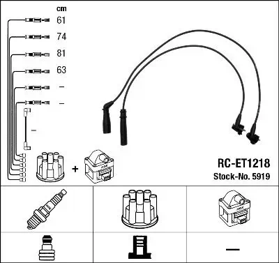 Zündleitungssatz NGK 5919