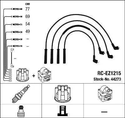 Zündleitungssatz NGK 44273