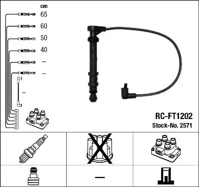 Zündleitungssatz NGK 2571