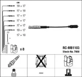 Zündleitungssatz NGK 7800